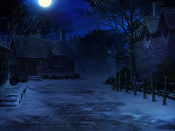 Деревня ночью гача лайф