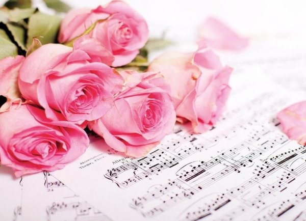 Музыкальный букет цветов