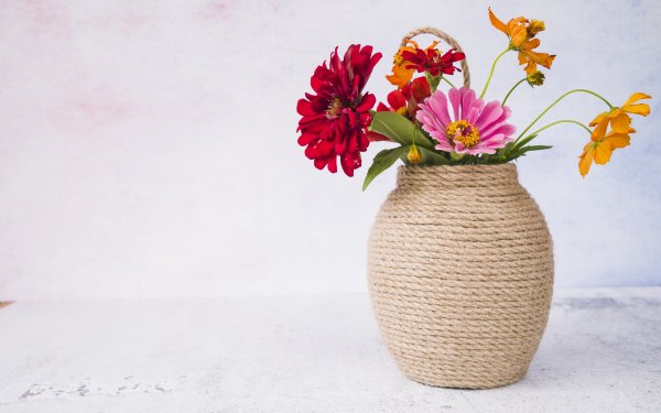 Красивые вазы с цветами