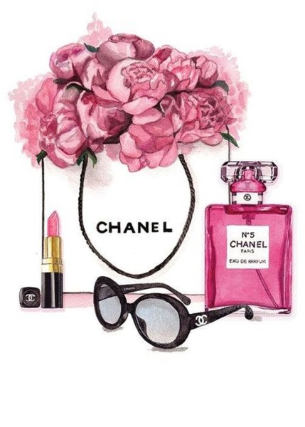 Chanel розовые