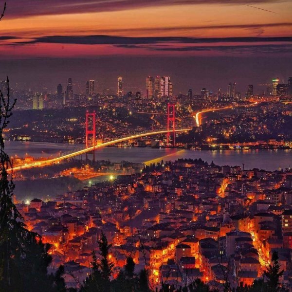 Ночной Стамбул Стамбул