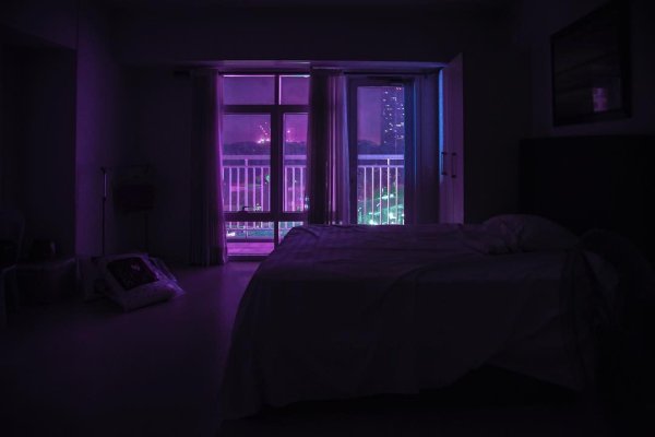 Комната ночью