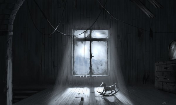 Темная комната арт
