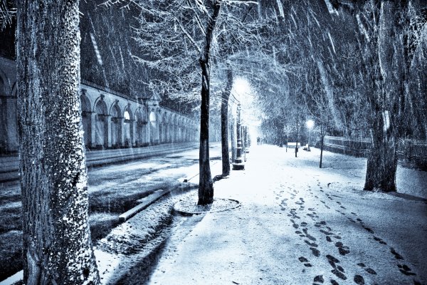 Улица зимой
