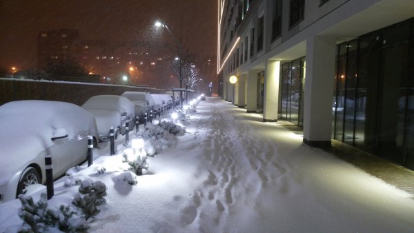 Снежная улица
