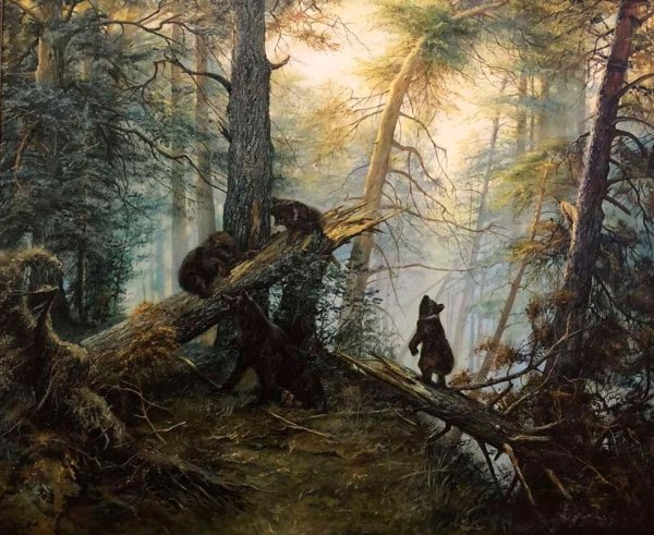 Иван Шишкин утро в Сосновом лесу