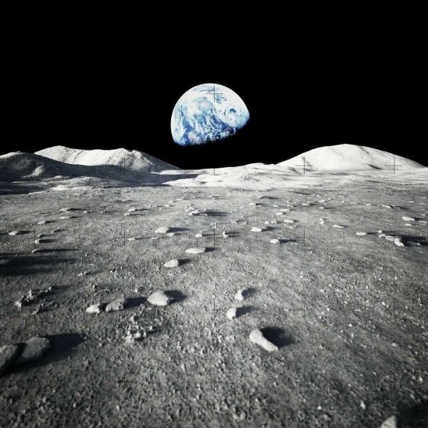 Снимки земли с Луны