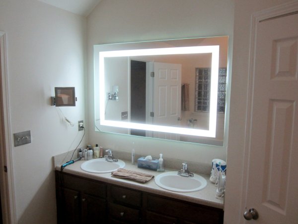 Зеркало в ванную над раковиной