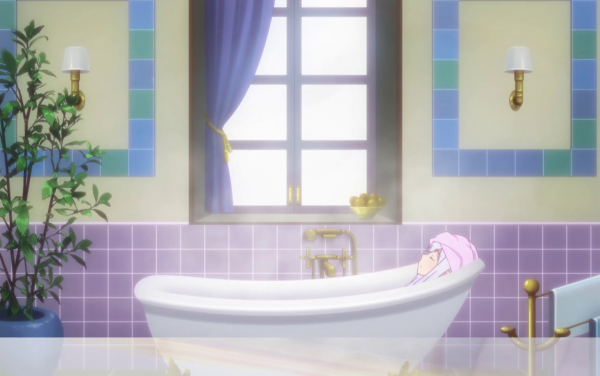 Ванная комната из аниме