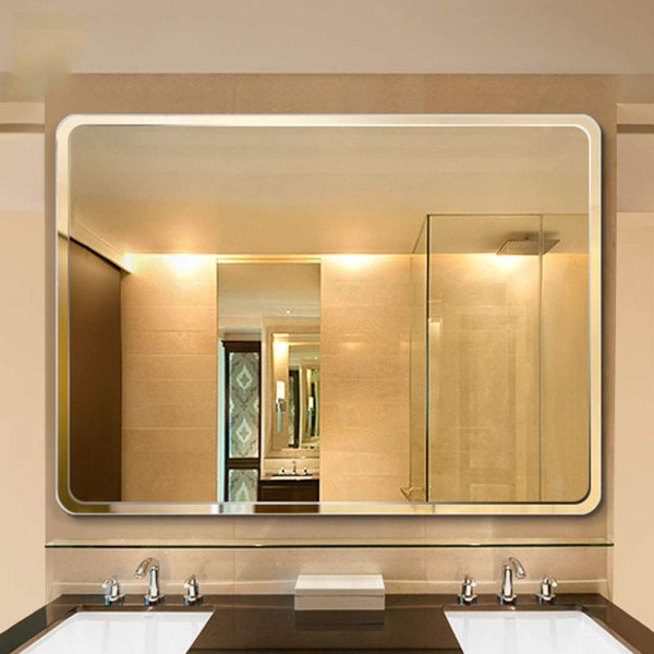 Раздвижное зеркало в ванную