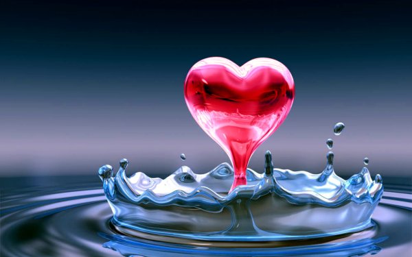 Сердце из воды