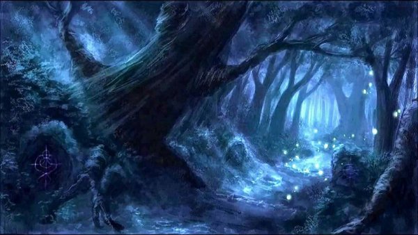 Зачарованный лес фэнтези