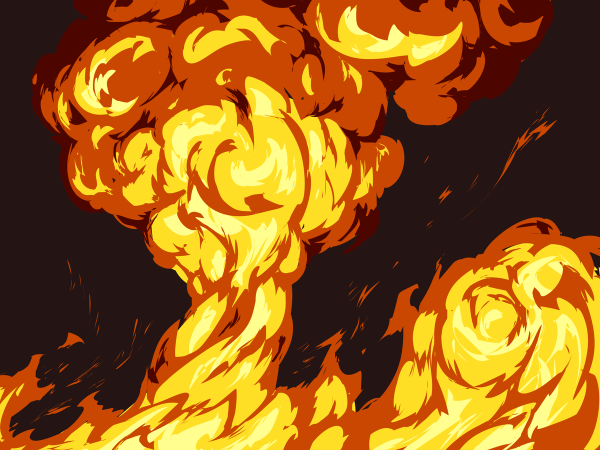 Взрыв пламя