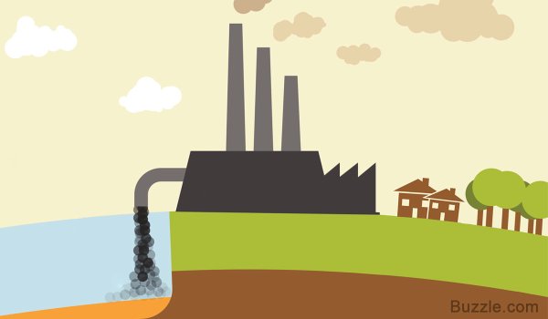 Фабрики загрязняют воду