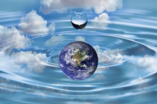 Земной шар вода