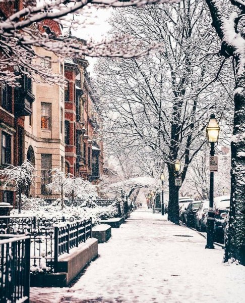 Красивые зимние улицы