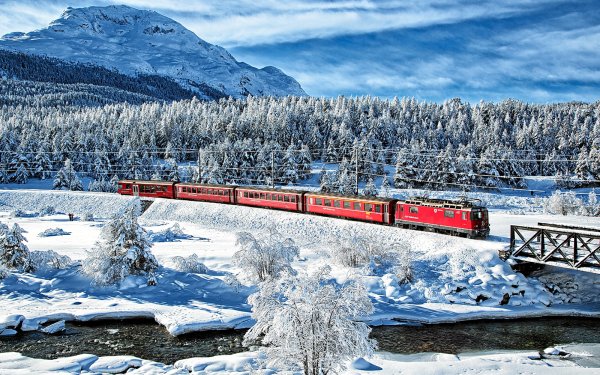 Glacier Express зимой