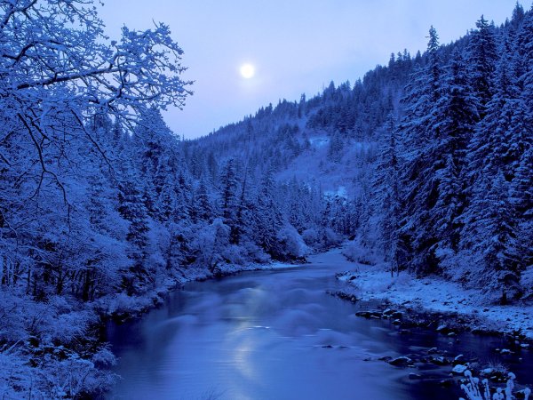 Зимняя река