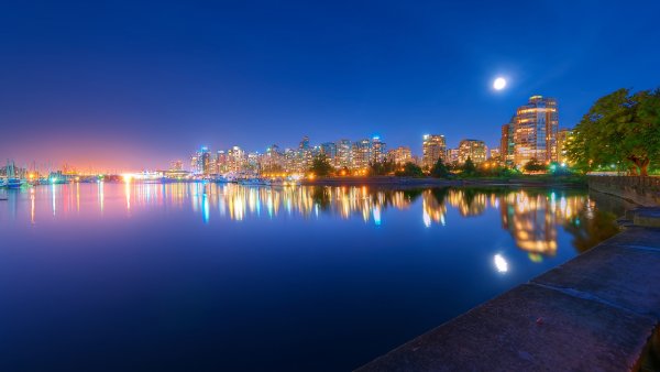 Ванкувер ночью