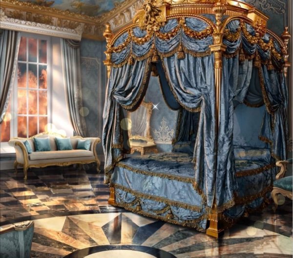 Королевская спальня арт