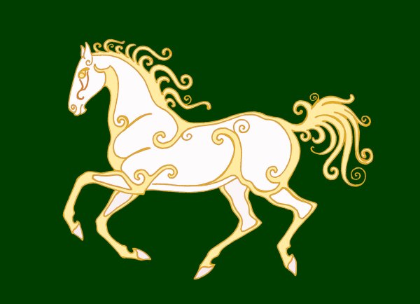 Флаг Рохана Властелин колец