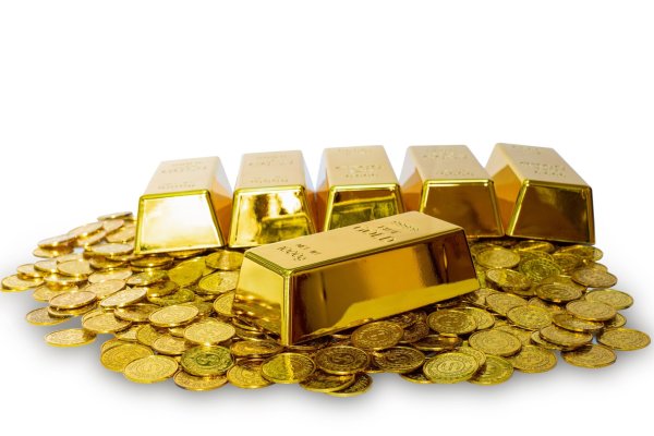 Золото слитки и монеты