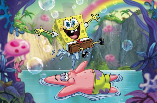 Спанч Боб Squarepants квадратные штаны