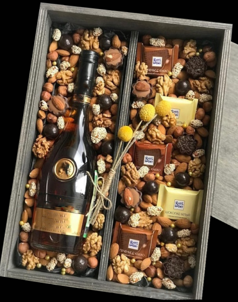 Подарочные коробки с орехами для мужчины