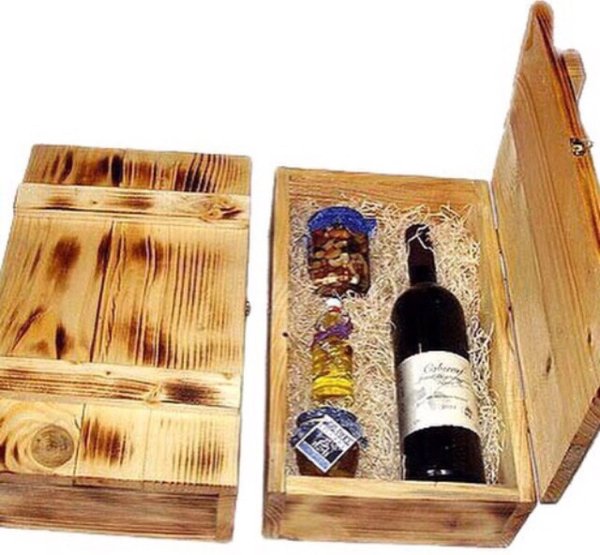 Деревянная упаковка для алкоголя
