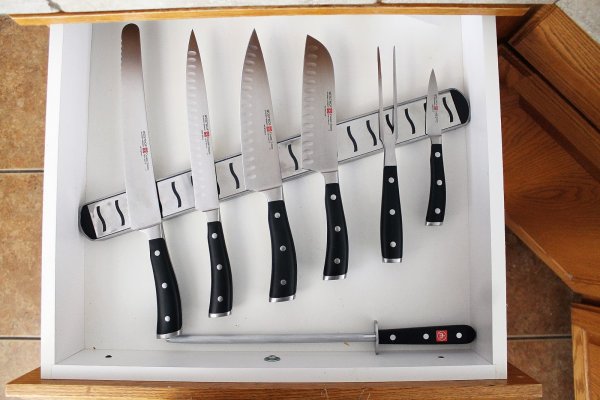 Приспособление для хранения кухонных ножей
