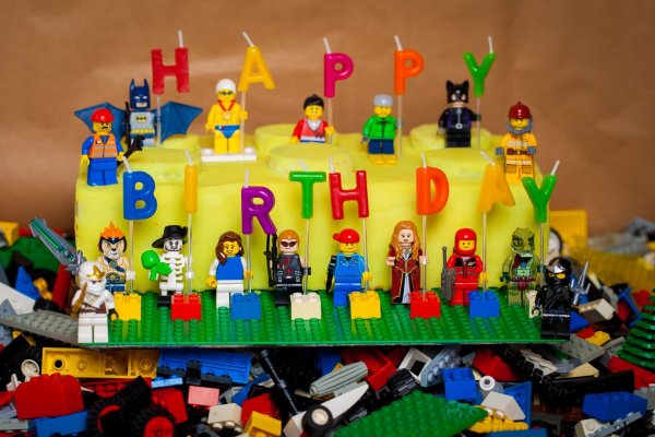 День рождения 6 лет мальчику в стиле лего