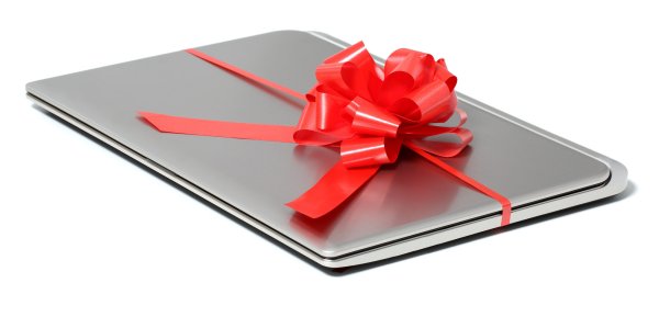 Ноутбук подарок с бантиком
