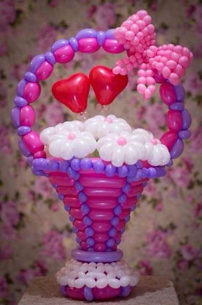 Подарки женщинам из воздушных шаров