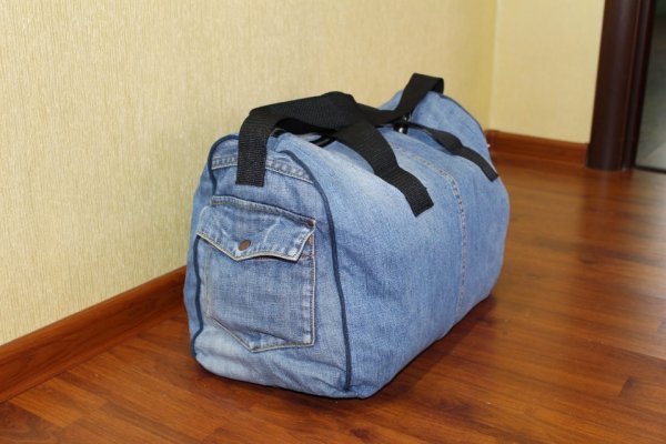 Дорожная сумка из джинса