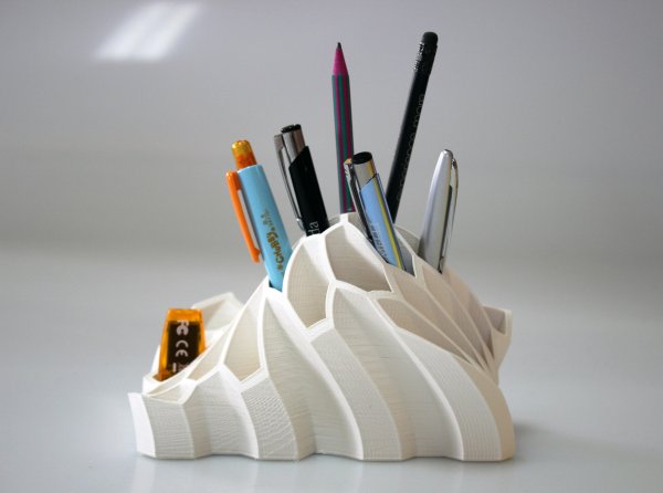 3д модель для 3д принтера карандашница