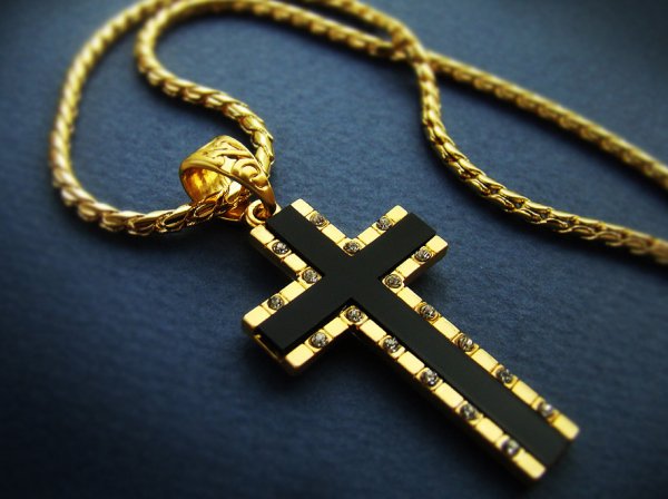 Крестик золотой