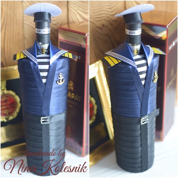 Подарочная бутылка моряку