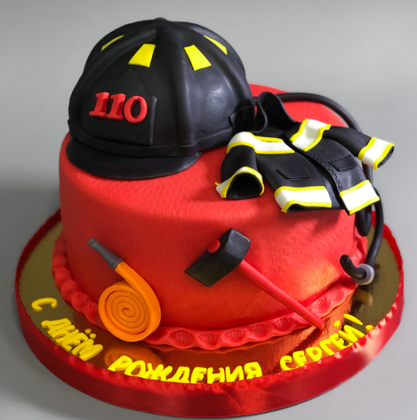 Торт для пожарника