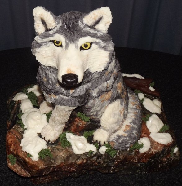 Торт в виде волка