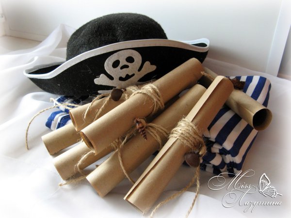 Подарок на пиратскую вечеринку