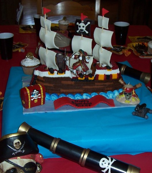 Торт детский пиратский