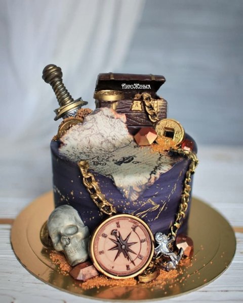 Торт в стиле пираты Карибского моря