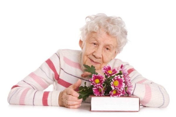 Букет для пожилой женщины