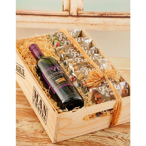 Подарочная коробка с вином