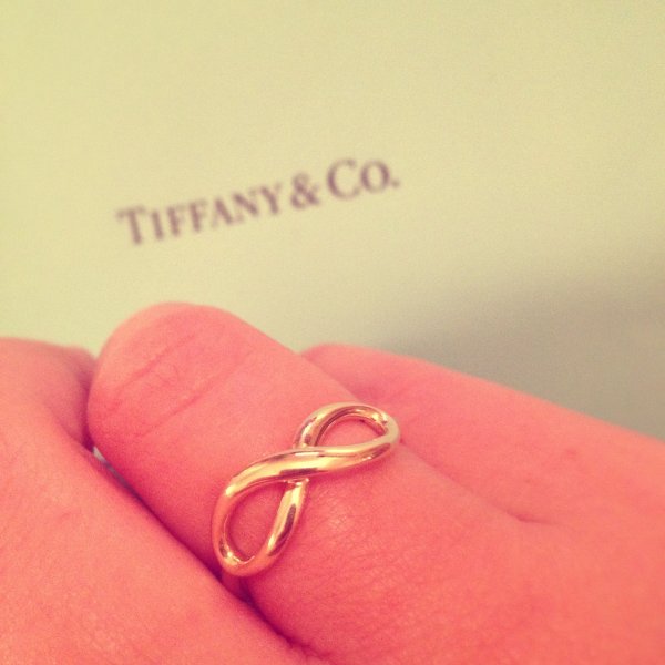 Кольцо Tiffany бесконечность