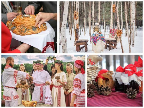 Свадьба в традиционном русском стиле