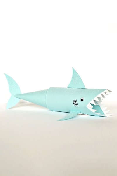 Поделки акула из бумаги для детей