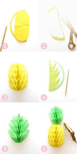 Поделка ананас для малышей
