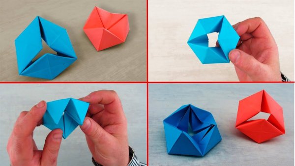 Оригами игрушка антистресс