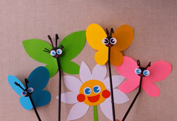 Бабочка поделка для детского сада